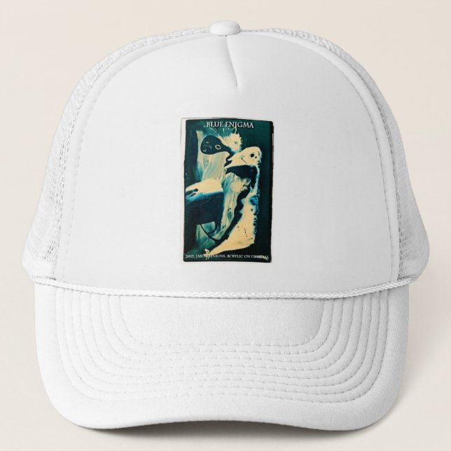 BLUE ENIGMA TRUCKER HAT (Front)