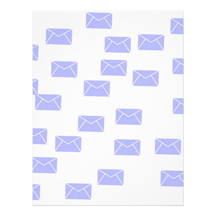 blue envelopes letterhead template
