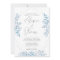 Blue Eucalyptus Wedding Invitation