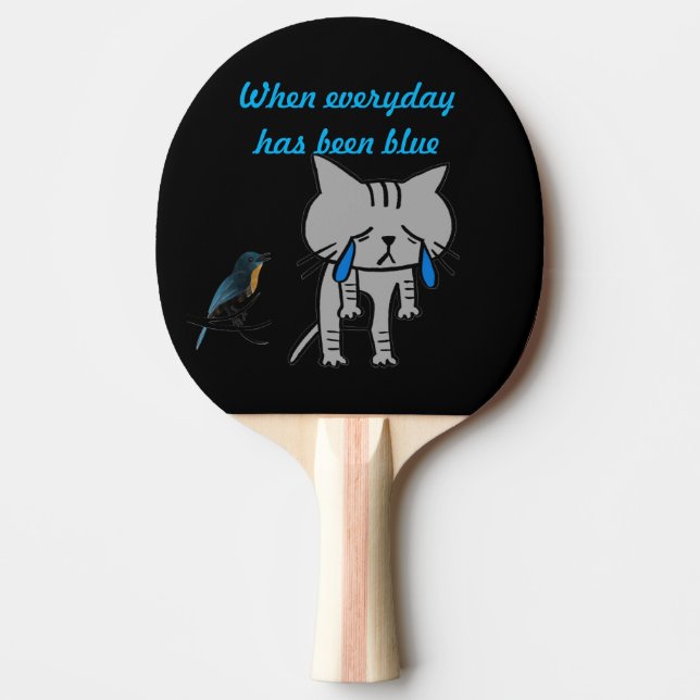 Blue Everyday Ping Pong Paddle (Front)