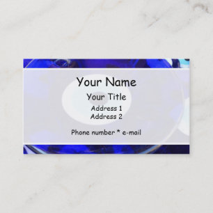 Blue Evil Eye amulets Business Card
