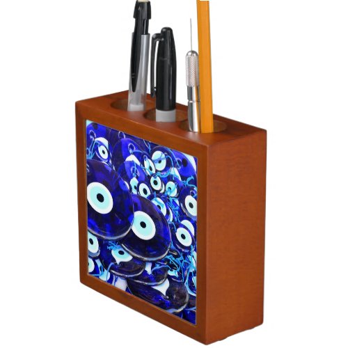 Blue Evil Eye amulets Pencil Holder