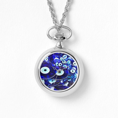 Blue Evil Eye amulets Watch