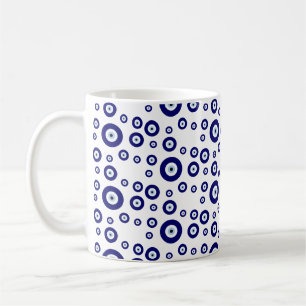 Blue Evil Eye Good luck & Protection Symbol Coffee Mug