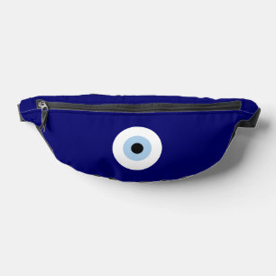 Blue Evil Eye Good luck & Protection Symbol Fanny Pack