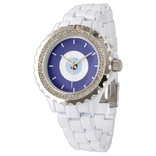 Blue Evil Eye Good luck & Protection Symbol Watch