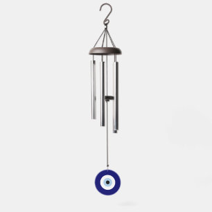 Blue Evil Eye Good luck & Protection Symbol Wind Chime