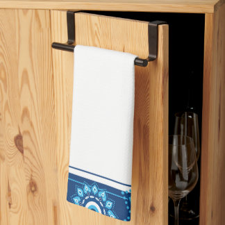 Blue Evil Eye Hand Kitchen Towels