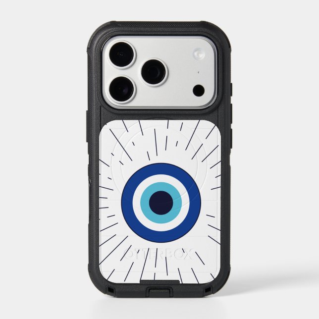 blue evil eye OTTERBOX phone case (Back)