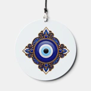 Blue Evil Eye Wind Chime