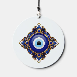 Blue Evil Eye Wind Chime