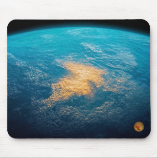 Blue Exoplanet Mouse Pad