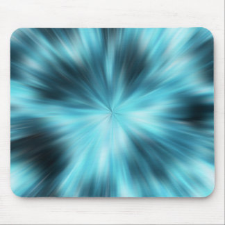blue explosion mouse pad