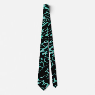 Blue Expression Neck Tie