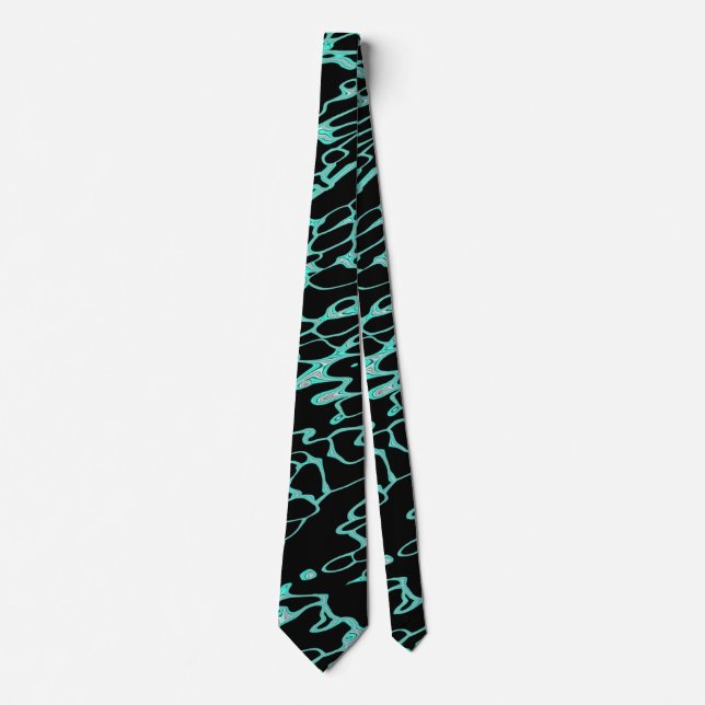 Blue Expression Neck Tie (Front)