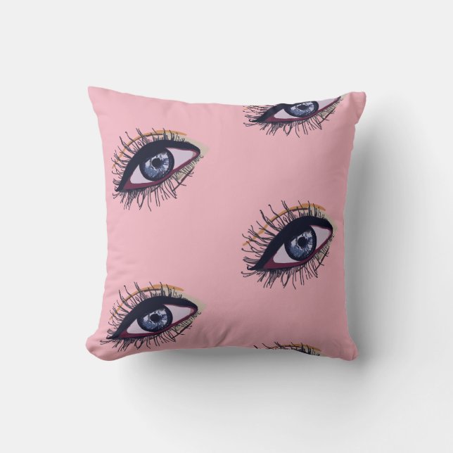 Blue Eye Art  Custom Cushion (Front)