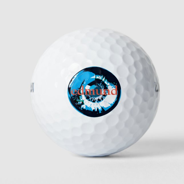 Blue Eye Ball Golf Ball (Front)