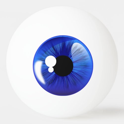 Blue Eye Ball Iris Funny Novelty Ping Pong Ball