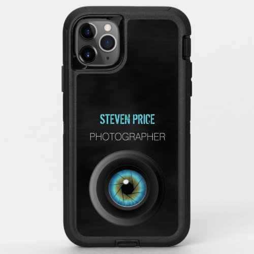 Blue Eye Camera Lens Photographer Photography OtterBox Defender iPhone 11 Pro Max Case