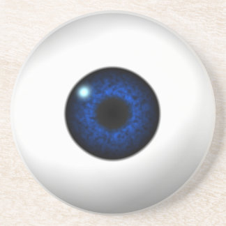 blue eye drink coaster