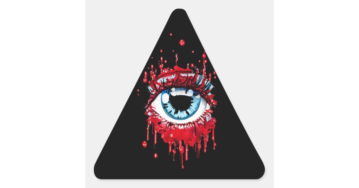 Blue Eye Stickers, Zazzle