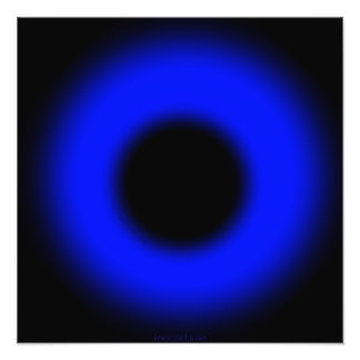 Blue Eye Eclipse  Photo Print