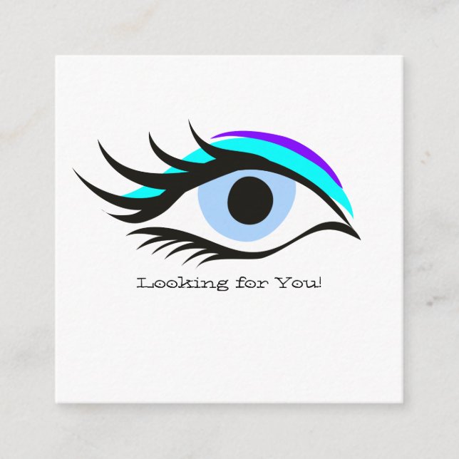 Blue eye  enclosure card (Front)