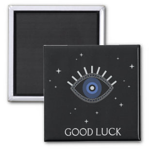 Blue eye, evil eye protection, good luck magnet