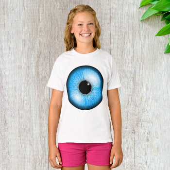 Blue Eye Girls T-shirt by spudcreative at Zazzle