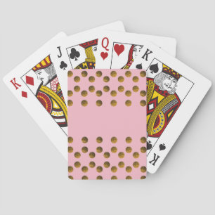 Blue Eye & Golden Dots Custom Playing Cards