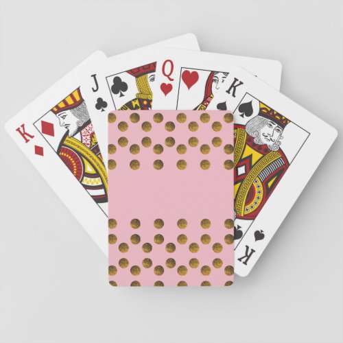 Blue Eye  Golden Dots  Custom Playing Cards