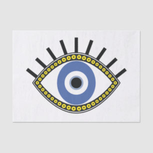 Blue eye good luck protection from evil eye tissue paper