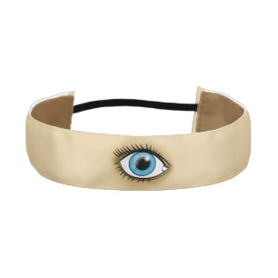 Blue Eye icon Athletic Headband