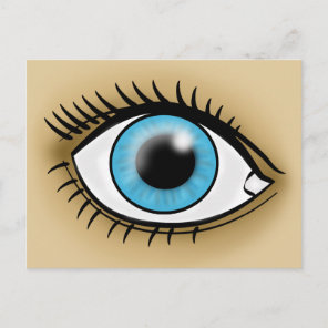 Blue Eye icon Postcard