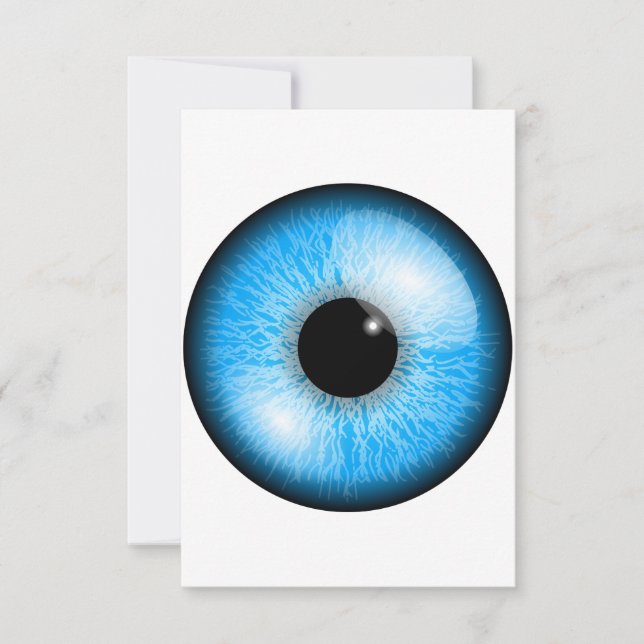 Blue Eye Invitations (Front)