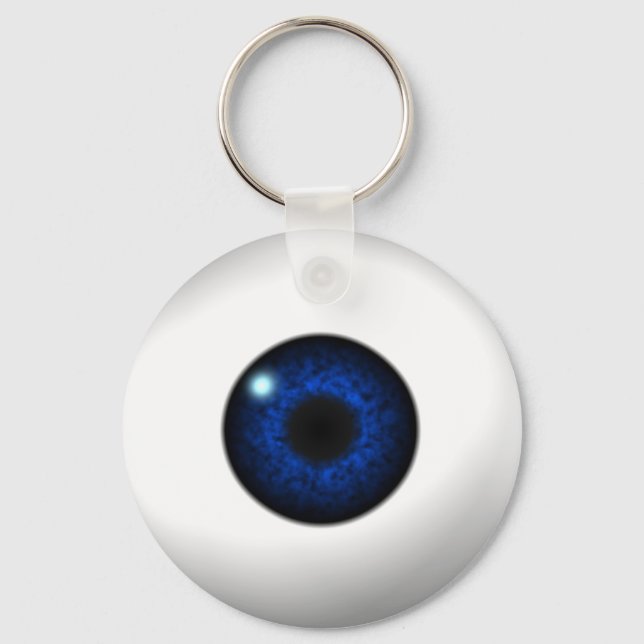 blue eye keychain (Front)