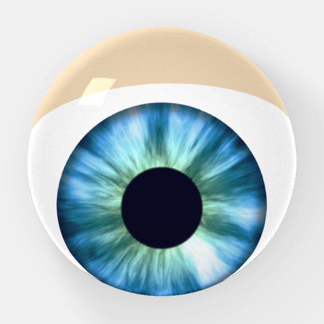 Blue Eye Light Skin Paperweight (Front)