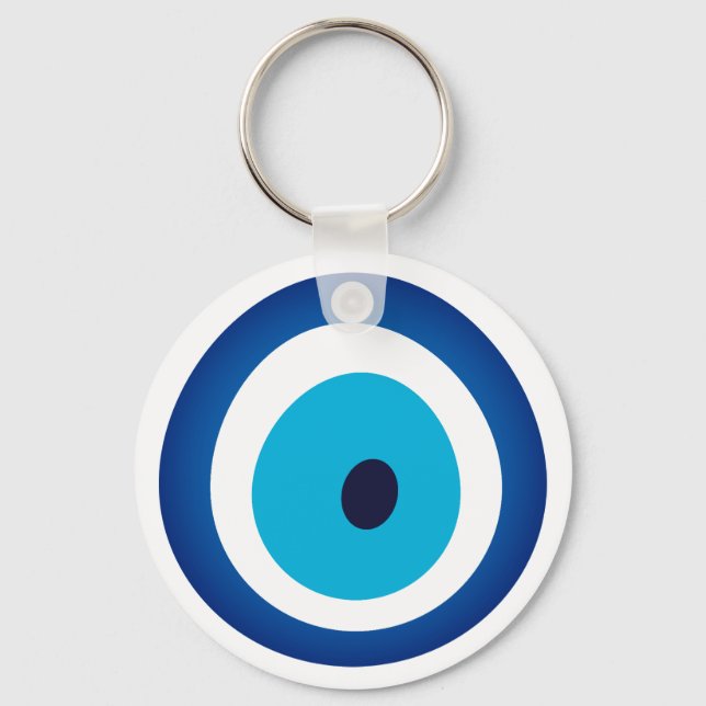 Blue Eye Lucky Charm Keychain (Front)