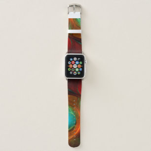 Blue Eye Modern Abstract Fine Art Cool Pattern #16 Apple Watch Band