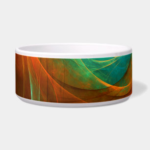 Blue Eye Modern Abstract Fine Art Cool Pattern #16 Bowl