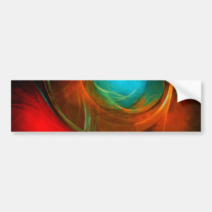 Blue Eye Modern Abstract Fine Art Cool Pattern #16 Bumper Sticker
