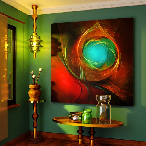 Blue Eye Modern Abstract Fine Art Cool Pattern #16