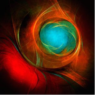 Blue Eye Modern Abstract Fine Art Cool Pattern #16 Cutout