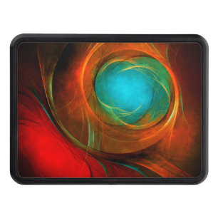 Blue Eye Modern Abstract Fine Art Cool Pattern #16 Hitch Cover