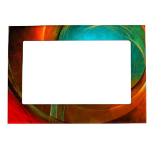 Blue Eye Modern Abstract Fine Art Cool Pattern #16 Magnetic Frame