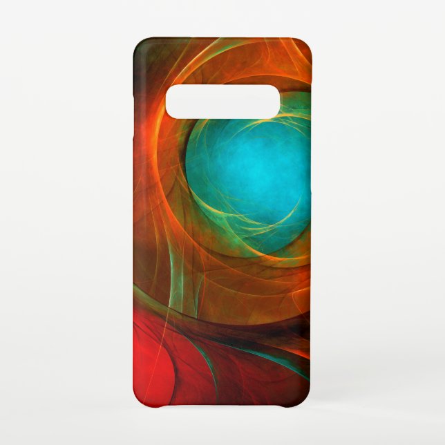 Blue Eye Modern Abstract Fine Art Cool Pattern #16 Samsung Galaxy Case (Back)