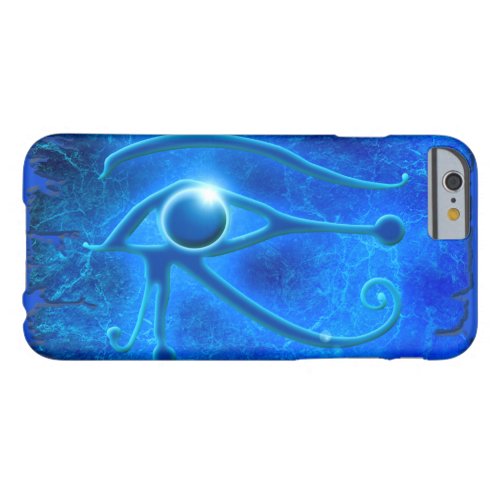 Blue Eye of Horus Wadjet Egyptian Fantasy in Blue Barely There iPhone 6 Case