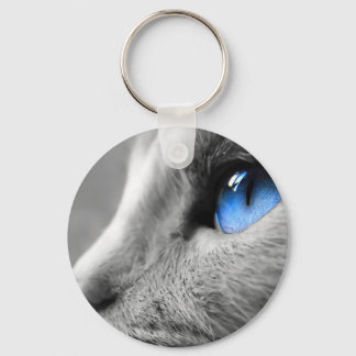 Blue eye of Siamese Keychain