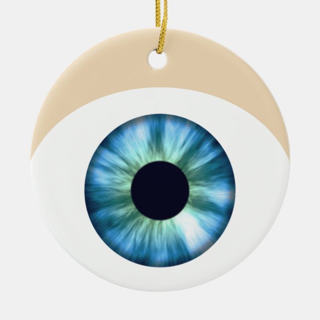 Blue Eye Ornament (Front)