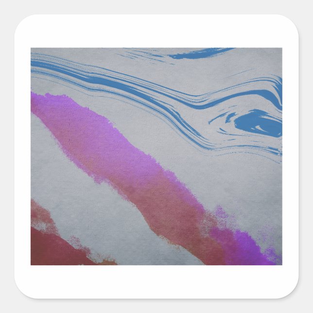 Blue Eye Square Sticker (Front)